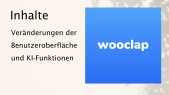 thumbnail of medium Wooclap - Änderungen und neue KI Features im ARS